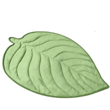 Alfombrilla Refrescante para Perros, Forma de Hoja, Almohadilla Reversible para Mascotas, Manta de Temporada para Perros y Gatos, Pequeña 34x39
