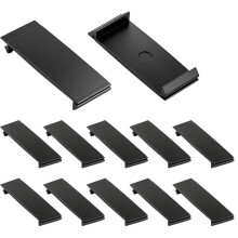 12 Pack 1" Universal Breaker Filler Plates,Plastic Circuit Breaker Panel Blanks,Snap-in Empty Slot Cover for Square D/GE
