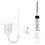 Aquarium CO2 Diffuser Acrylic Transparent Fine Water Tank CO2 Anti Reverse Diffusion Atomizer Water Injection Atomizer M 2