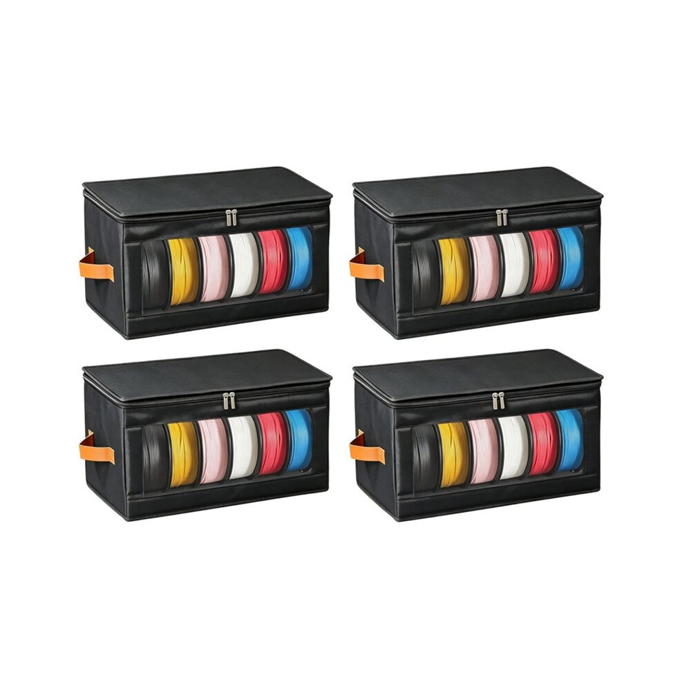 4 Pack 3D Printer Filament Storage Box, Reusable Filament Container For 3D Printing, Holds To 24 Rolls 6031861525504