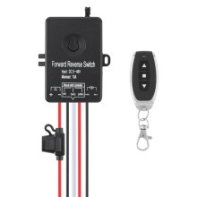 10A Wireless Controller with Insurance 3-Button Self-Resetting Linear Actuator Controller Winch Solenoid Relay Contactor