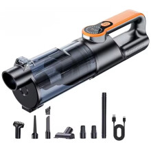 Multifunction Wireless Handheld Car Vacuum Cordless Handheld LED Lighting Chargeable Auto Vacuum for Home & Car