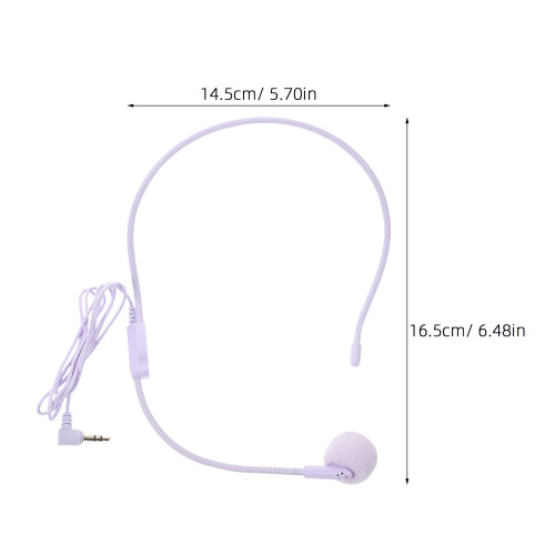 Draadgebonden Instrument Microfoon Met Comfortabele Pasvorm, Lavendel 1