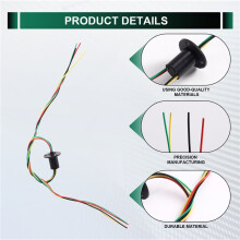 Outer Diameter 12.5mm 4CH 5A Wind Power Slip Ring Wind Collector Ring Conductive Rotary Connection Slipring