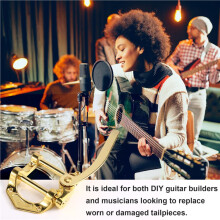Chevalet de Guitare Électrique avec Pièce de Queue Tremolo Vibrato pour Accessoires D'Instrument de Guitare pour SG LP Jazz