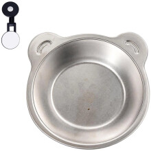 Dog Bowl Elevated Wall Mounted Stainless Steel Elevated Feeding Station Cat Feeding Station for Multi-Pet Storage B