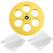 7 Inch 6 Holes Empty Tape Reel for ReVox Studer Recording Takeup Reel NAB-Hub Replacement with 2 Spacers