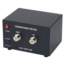 CQV-SWR-508 200W 1.8-54MHz Mètre SWR Numérique & Mètre de Puissance Écran Couleur IPS de 4,3 Pouces Mètre D'Onde Stationnaire pour Radio Amateur