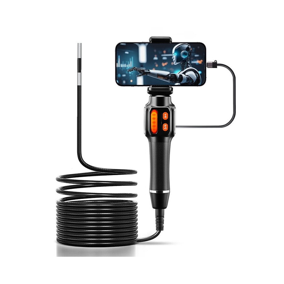360 Degree Rotation Endoscope Inspection Camera 6.0Mm Lens Hd Articulated Borescope Camera For Car Ios Android 1080P 6031819217345