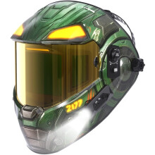 Casque de Soudage à Teinte Automatique avec 4 Capteurs D'Arc, Masque de Soudage à Filtre Numérique, Charge Rapide Type-C