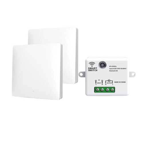 RF 433MHz  Wireless Self-Powered  Remote Control Waterproof No Wiring Installation  Remote Home