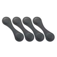 4PCS Magnetic Pants Hem Clip Invisible Trouser Cuff Fastener Clip Sleeve Tool for Clothing Belts Pants Jeans Black