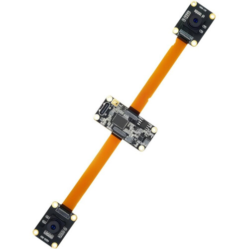 4 Million Dual-Lens Synchronous Same-Frame Camera Module 3D Depth Recognition Dual-Lens Fixed-Focus Camera Module