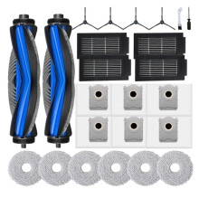 24 Pack Replacement Parts for DEEBOT T50 Omni/T50 PRO Omni/T50 PRO OMNI Gen2 Robot Vacuum Accessories Set