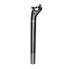 TOSEEK Cykelsadelstolpe Kolfiber 3K Väv Matt Offset Sadelstolpe MTB Lätt Teleskopisk Cykel Absorberande Dropper Stolpe 31,6x350mm