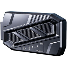 Ventilador de Ventilação Recarregável para Carro, Ventilador de Exaustão Automotivo, Ventilador de Interior para Resfriamento de Carro