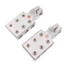 Battery Top Post Adapter Pair Battery Terminal Clamp Positive Negative Audio Modification for Car Motorhome RV Bus