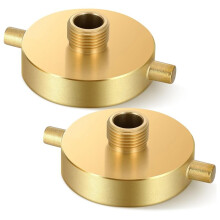 2pcs Fire Hydrant Hose Adapter 2-1/2" NST/NH Female X 3/4" GHT Male Hydrant Hose Adapter with Fire Fitting Connector