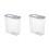 2pcs 3D Printer PLA Filament Drying Box 1KG Material Tray Double Layer Sealing 4L Moisture Proof Storage Container 1