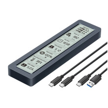 M.2 SSD Case NVME SSD Enclosure 10Gbps M.2 to USB 3.2 Gen 2 Type C Intelligent Digital Display External SSD Box Case