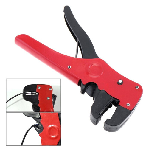 Portable Multifunctional Wire Strippers, Reset Spring Cable Crimper Convenient Cutters Practical Tooll 1