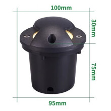 Waterproof LED Underground Light 3W for Outdoor Garden Path Floor Buried Yard Spot Landscape Double-Sided Light