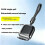 240W USB C to USB C Super Charging Retractable Cable Portable Type C Fast Charge Data Cable for Type-C Phone Silver 2