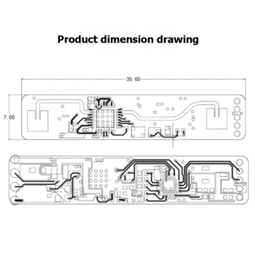 LD2410D 24G 24GHz  Human Presence Sensing  Module LD2410D Millimeter Wave Motion  Sensor 2