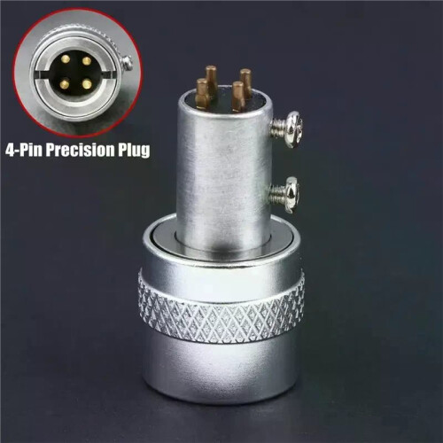 For SME Standard Tonearm Connector 4-Pin Precision Plug Easy Replacement for Turntable Headshell Adapter