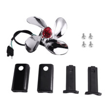 Propeller Hitch Cover with LED Brake Light - Trailer Hitch Cover for 1.25" & 2" Receivers