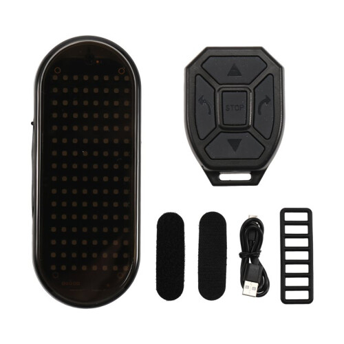 Motorcycle Helmet Warning Light Night Riding DIY Display Helmet Programmable Bike Taillight LED Screen Display 1