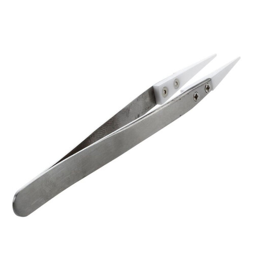 10X Ceramic Tweezers - Heat Resistant - Pointed Tip 1