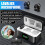 Wireless Lavalier Lapel  Microphone for  Android Outdoor Live Streaming Recording Interview with Magnetic Clip 3