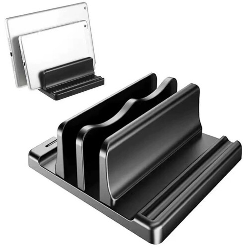 Adjustable Laptop Stand Vertical Save Desktop Space Easy to Place Computer Accessories 2