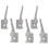 6PCS for  X2D Cutting Components Precision Cutting Right Left Filament Cutter for  X2D 3D Printer 1