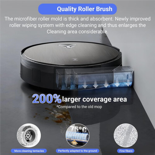 For  Deebot X11 OmniCyclone 17-Piece Replacement Kit: Main Brush, Roller Mops, Filters & More 2