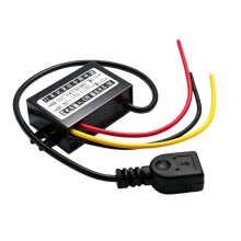 Convertidor de Energía USB para Cámara de Tablero de 12V A 5V con Protección Contra Bajo Voltaje (Versión ACC) - Convertidor -, para Cámaras de