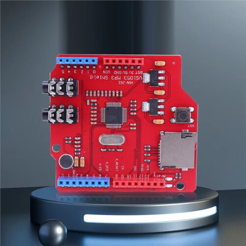 VS1053 Codec Decoder Shield TF Card Slot MP3 Expansion Board Vorbis/AAC/WMA/MIDI OGG Real- Recording for 2