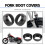 Motorcycle 41mm Front Fork Boot Cap Covers for  Dyna Wide Glide FXDWG Softail Night Train FXSTB Custom FXSTC 8