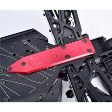 7075 Alloy Rear Chassis Skid Plate Brace for ARRMA 1/8 Notorious V6 1/8 Outcast 6S ARA320572 A