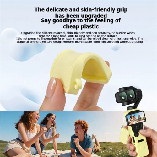 Silicone Protective Case Set for  Pocket 4P Scratch-Resistant Shock-Resistant Protective Case for  Accessories C 1