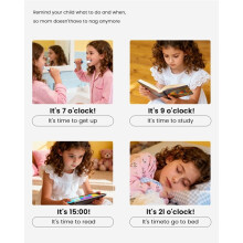 Touch Screen AI Alarm Clock Management AI Voice Interactive Learning Machine Children Story Reading Companion