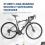 Horizontal Wall-Mounted Bike Rack - Wall-Mounted Bicycle Storage Hook, Space-Saving Indoor Garage Parking Mount 2