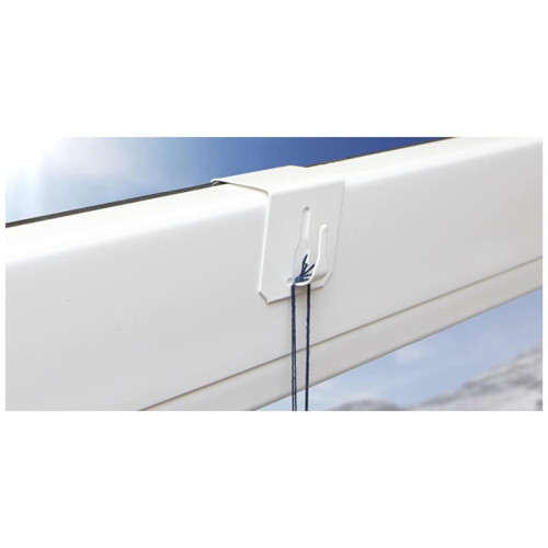 10pcs Universal Window Hook Clips White, for Fairy Lights, Curtains, DecorHook Clips 2