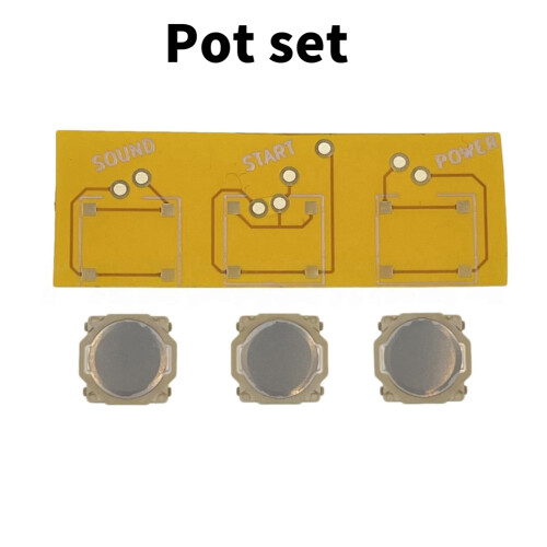 For Wonder Swan Color WSC Menu Button DIY Power Button Replacement Set for Console Repair and Customization Power Button 2