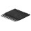 Industries Round Tip Straight Plastic Anti-static Tweezers Black 10Pcs 1