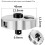 Double Function Thumbwheel Ratchet Wrench 1/4'' Drive Ratchet Handle Dual   Finger Ratchet 3/8'' 6