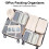 7pcs Set Portable Luggage Travel Storage Bags for Efficient Clothes Sorting 7