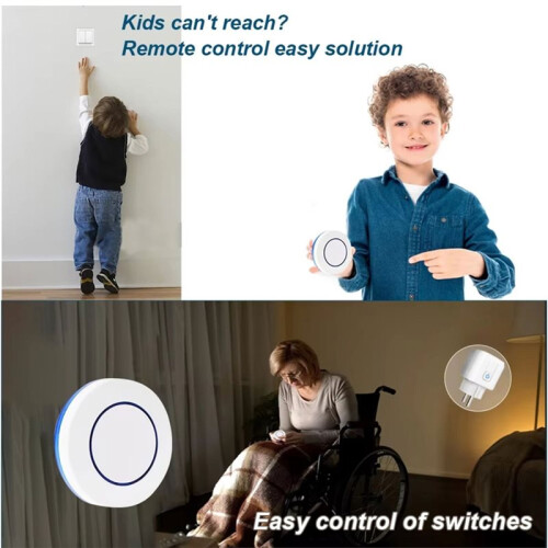 Wireless Socket RF433  Home Remote Control Socket EU Plug Remote  OFF Electrical for Lighting Fan TV