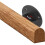 4pcs Stair Handrail Bracket, Suitable for Square Handrails, Wall-Mounted Handrail Support Bracket, Ideal for Staircases 3
